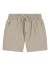 Dolce & Gabbana Logo-embroidered Shorts In Neutrals