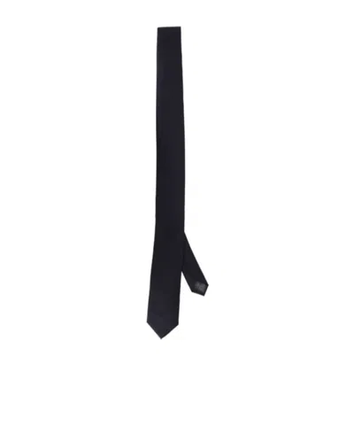 Dolce & Gabbana Silk Tie In Black