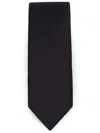 Dolce & Gabbana Wide Blade Smooth Texture Tie In Blue
