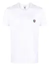 Dolce & Gabbana Logo-embroidered Short-sleeved T-shirt In White