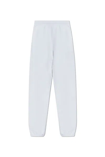 Dolce & Gabbana Logo Embroidered Sweatpants In White