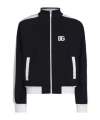 Dolce & Gabbana Logo-embroidered Sweatshirt In Black