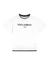Dolce & Gabbana Logo-embroidered T-shirt In White