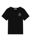 Dolce & Gabbana Logo-embroidered T-shirt In Black