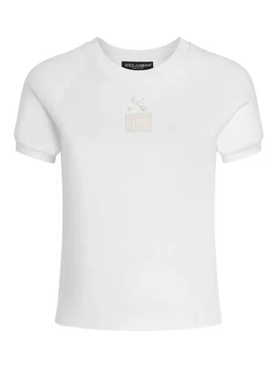Dolce & Gabbana Balenciaga White Masking Tape Tshirt With Medium Fit