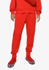 Dolce & Gabbana Logo-embroidered Track Pants In Red
