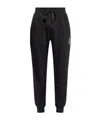 Dolce & Gabbana Logo-embroidered Track Pants In Black