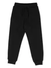 Dolce & Gabbana Rear Embroidered-logo Track Pants In Black