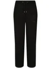 Dolce & Gabbana Logo-embroidered Track Pants In Black