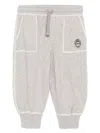 Dolce & Gabbana Logo-embroidered Track Pants In Grey