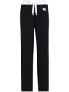 Dolce & Gabbana Triacetate Track Pants In Schwarz