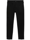 Dolce & Gabbana Logo-embroidered Trousers In Black