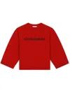 Dolce & Gabbana Pullover Mit Logo-stickerei In Red