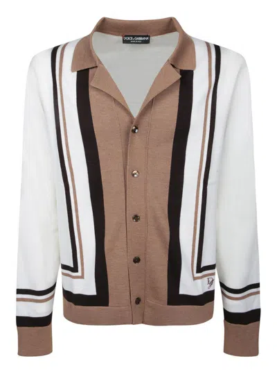DOLCE & GABBANA DOLCE & GABBANA LOGO EMBROIDERY CARDIGAN