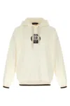 Dolce & Gabbana Logo Embroidery Hoodie Sweatshirt White In White