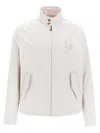 Dolce & Gabbana Beige Logo Embroidery Jacket In Beige