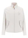 Dolce & Gabbana Beige Logo Embroidery Jacket In Beige
