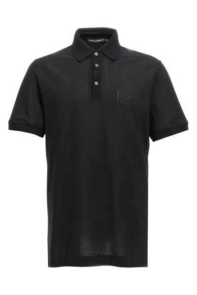 DOLCE & GABBANA DOLCE & GABBANA LOGO EMBROIDERY POLO SHIRT