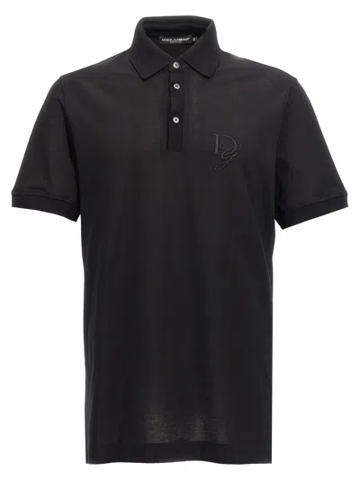 DOLCE & GABBANA DOLCE & GABBANA LOGO EMBROIDERY POLO SHIRT