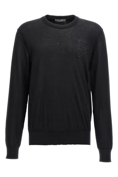 DOLCE & GABBANA DOLCE & GABBANA LOGO EMBROIDERY SWEATER