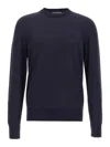 Dolce & Gabbana Maglione In Cashmere Nero  Uomo In Azul