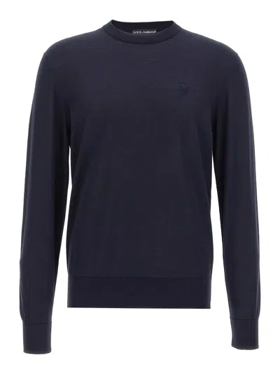 DOLCE & GABBANA LOGO EMBROIDERY SWEATER