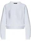 Dolce & Gabbana Embroidered Logo Crewneck Sweatshirt In White