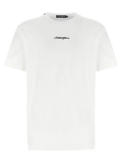 DOLCE & GABBANA DOLCE & GABBANA LOGO EMBROIDERY T-SHIRT
