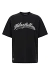 Dolce & Gabbana Men Short Sleeve T-shirt With Logo In Black