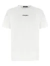 Dolce & Gabbana White Crewneck T-shirt With Signature Logo In White
