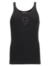 Dolce & Gabbana 'tank Top With Dg Embroidery In Black