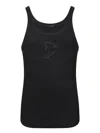 Dolce & Gabbana 'tank Top With Dg Embroidery In Black
