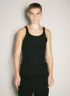 Dolce & Gabbana 'tank Top With Dg Embroidery In Black