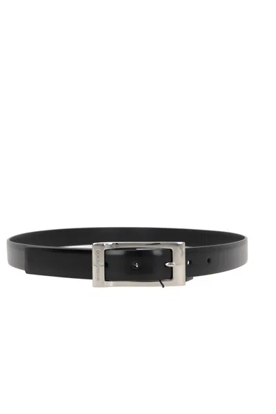 DOLCE & GABBANA LOGO ENGRAVED BUCKLE BELT