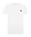Dolce & Gabbana Logo-embroidered Short-sleeved T-shirt In White