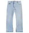 Dolce & Gabbana Logo Flared Jeans In Blue
