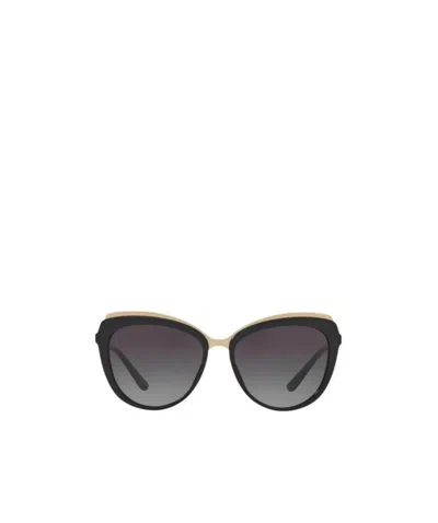 Dolce & Gabbana Logo Gradient Sunglasses In Black