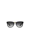 Dolce & Gabbana Logo Gradient Sunglasses In Black