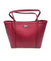 Dolce & Gabbana Logo Handbag In Red