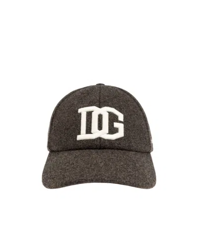 Dolce & Gabbana Logo Hat In Black