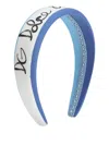 Dolce & Gabbana Girls Butterfly Logo Headband In White