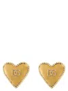 DOLCE & GABBANA DOLCE & GABBANA LOGO HEART EARRINGS