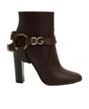 Dolce & Gabbana Logo High-heeled Ankle Boots In Black