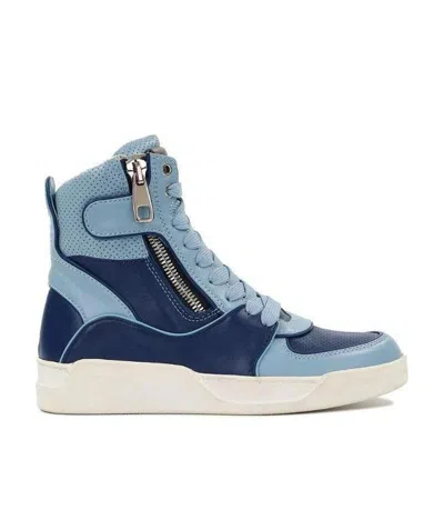 Dolce & Gabbana Logo High-top Leisure Sports Shoes In Blue