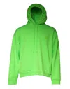 Dolce & Gabbana Green Logo Hooded Pullover Men Sweatshirt Sweater In Green