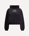 Dolce & Gabbana Logo Hooded Sweatshirt In Black