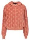Dolce & Gabbana Pink Chenille Jacquard Hoodie