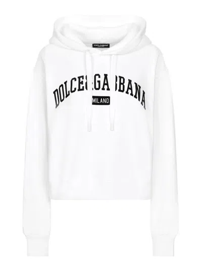DOLCE & GABBANA SUDADERA - BLANCO