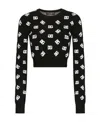 Dolce & Gabbana Long Sleeve Sweater In Black