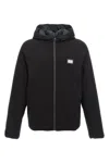 Dolce & Gabbana Black Logo Patch Jacket